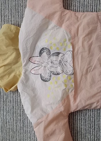 18-24 Ay Beden pembe Renk Kız Çocuk Pastel Renkli Düğmeli Yağmurluk