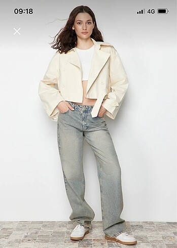 Trendyol & Milla Crop trençkot