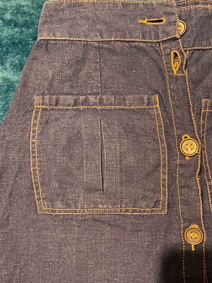 Mango Denim Mini Etek - Görsel 5