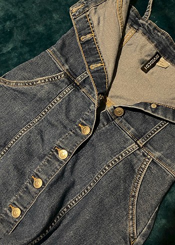 H&M Denim Mini Elbise - Görsel 3