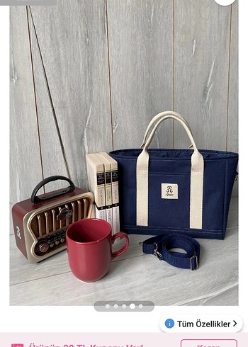 Diğer Lacivert Denim Kol Çantası