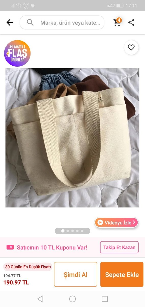 Beyaz Basic Kol Çantası - Görsel 2