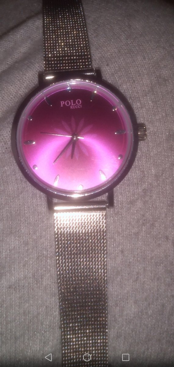 Mor Klasik Kadın Kol Saati - Görsel 2