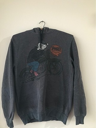 Baskılı Hoodie Kapüşonlu