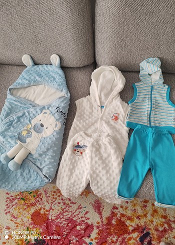  Beden mavi Renk Mavi Ayıcıklı Bebek Battaniyesi