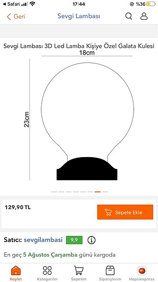 Beden Led lamba