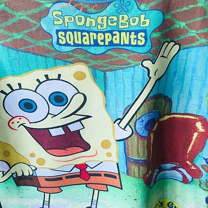 Nickelodeon Sponge Bob sıfır kol tişört