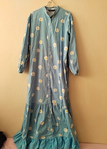 LC Waikiki LCW / Waikiki Modest Tesettür Elbise Papatyalı