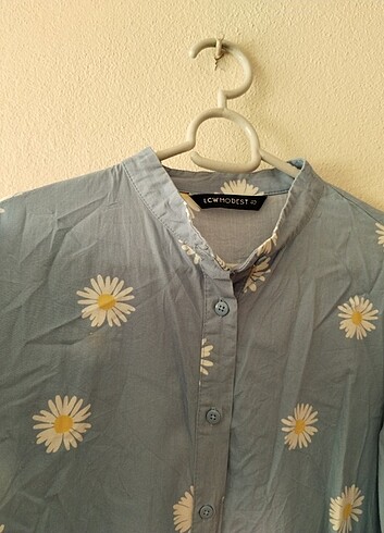40 Beden LCW / Waikiki Modest Tesettür Elbise Papatyalı