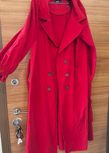 Kırmızı Trençkot - Görsel 6