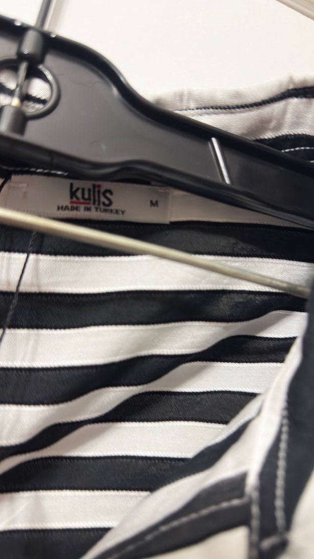 Poplin Çizgili Kadın Gömlek - Görsel 2