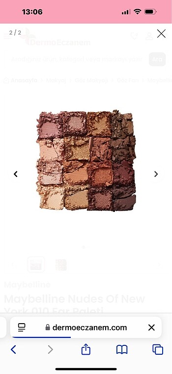 Beden Renk MAYBELLİNE FAR PALETİ