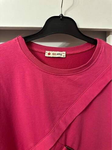 Red Apple Pamuklu kumaş tunik