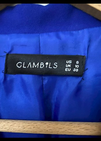 Mavi Düğmeli Kadın Blazer Ceket - Görsel 3