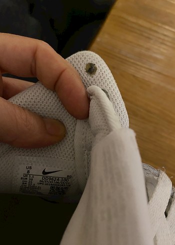 Beyaz Bağcıklı Spor Kadın Sneakers - Görsel 4