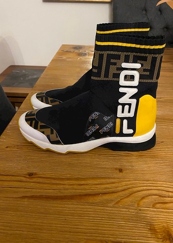 Sarı Desenli Kadın Spor Ayakkabı - Görsel 2