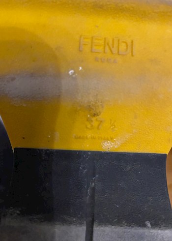 Sarı Desenli Kadın Spor Ayakkabı - Görsel 7