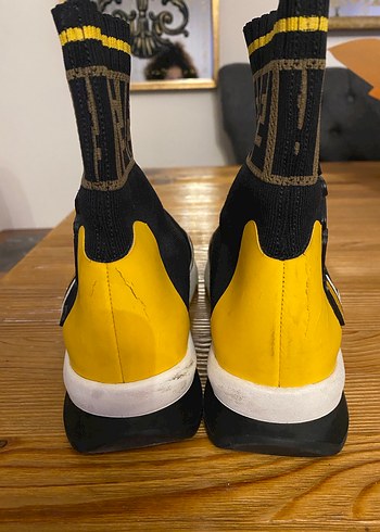 Sarı Desenli Kadın Spor Ayakkabı - Görsel 4