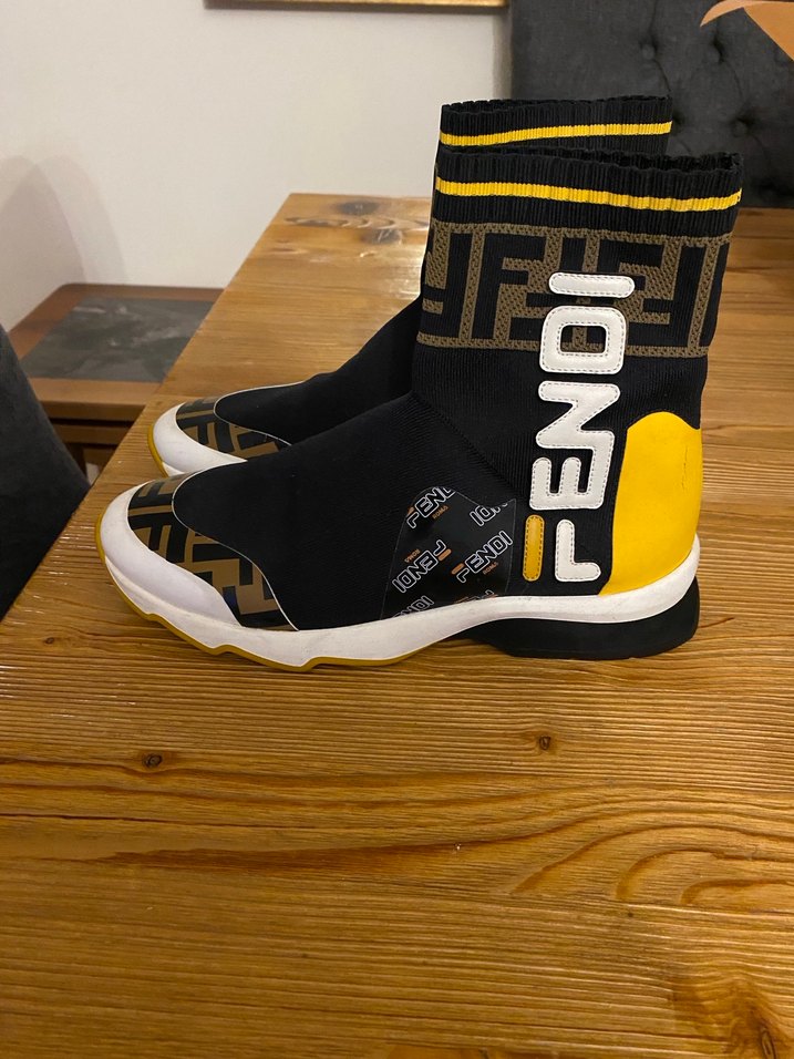 Sarı Desenli Kadın Spor Ayakkabı - Görsel 2