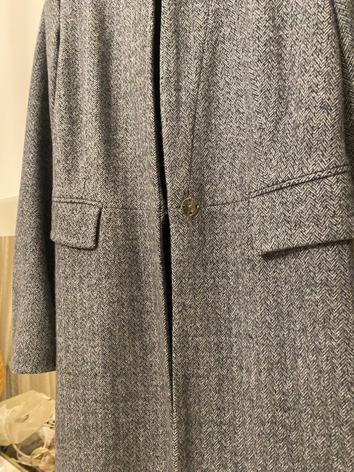 Zara Gri Düz Kesim Kaban - Görsel 2