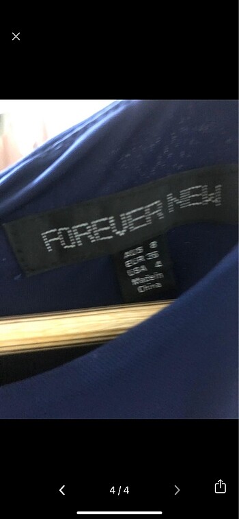 s Beden lacivert Renk Forever new lacivert elbise