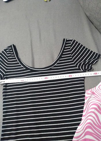m Beden çeşitli Renk Pembe Zebra Desenli Kolsuz krop
