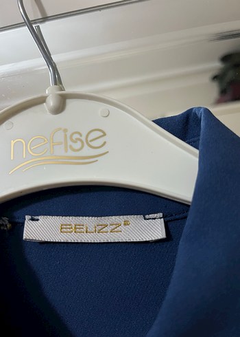 Düğmeli Lacivert Uzun Kollu Gömlek - Görsel 4