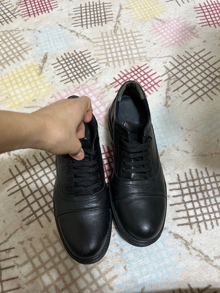 Siyah Erkek Klasik Günlük Ayakkabı - Görsel 4