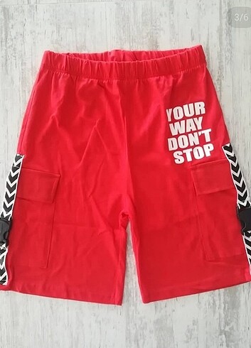 12-13 Yaş Beden Tshirt Şort Takım