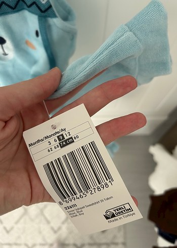 Diğer Erkek askılı tulum /Salopet 9 AY