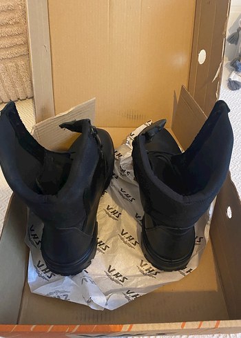 Erkek Siyah Biker Kauçuk Bot - Görsel 6