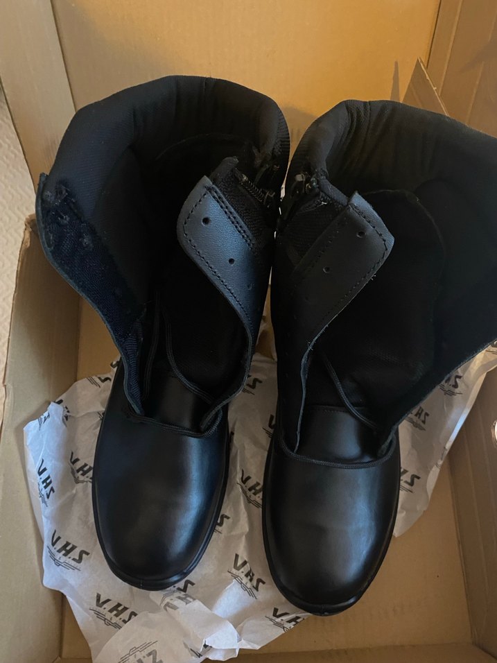 Erkek Siyah Biker Kauçuk Bot - Görsel 3