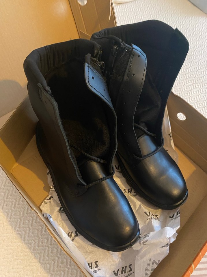 Erkek Siyah Biker Kauçuk Bot - Görsel 4