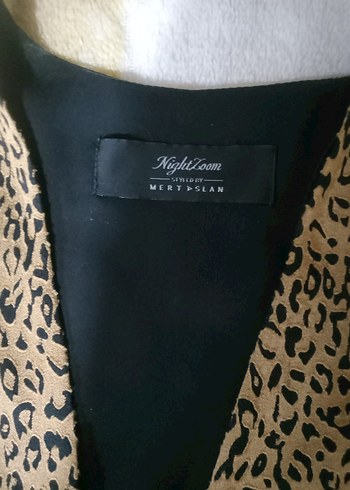 Düğmeli Leopar Desenli Kadın Bluz özel tasarım adl - Görsel 3