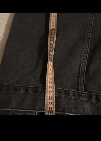 Nakışlı Siyah Kadın Denim Ceket - Görsel 6