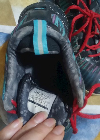 Renkli Tie-Dye Basketbol Ayakkabısı orjinal - Görsel 5