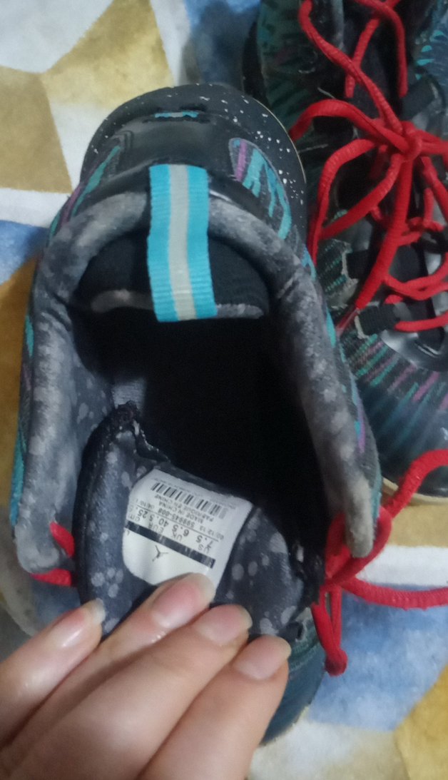 Renkli Tie-Dye Basketbol Ayakkabısı orjinal - Görsel 5