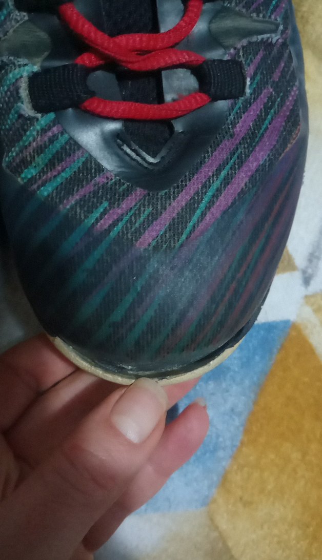 Renkli Tie-Dye Basketbol Ayakkabısı orjinal - Görsel 2