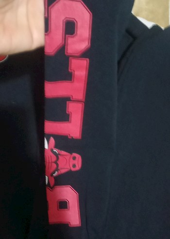 Siyah Baskılı Erkek Sweatshirt - Görsel 2