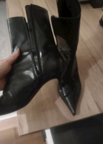 Siyah Deri Zara bot - Görsel 5