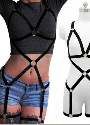 HARNESS VÜCUT AKSESUARI ELASTİK KULLANIŞLI PRATİK TÜM