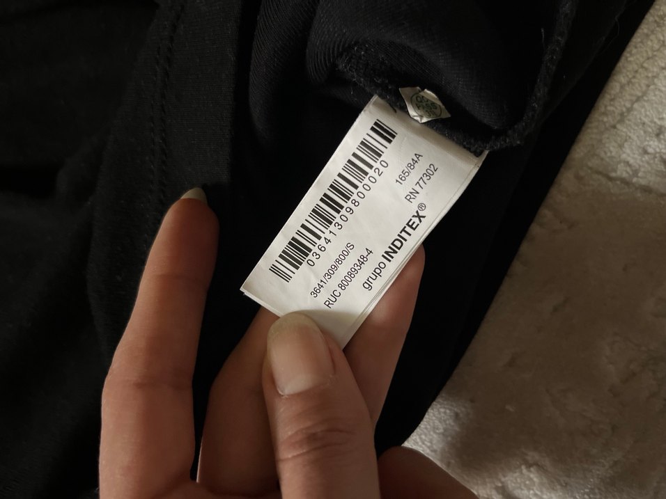 Siyah Kadın Kısa Kollu Kayık Yaka T-shirt - Görsel 5