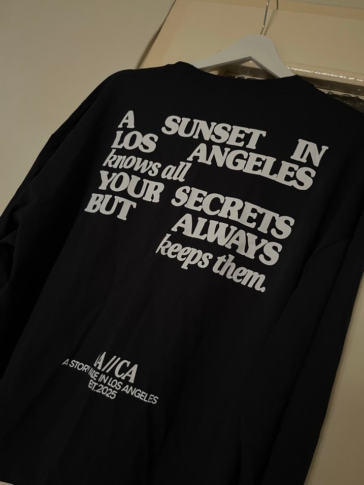 Siyah Baskılı Uzun Kollu Kadın Sweatshirt - Görsel 3