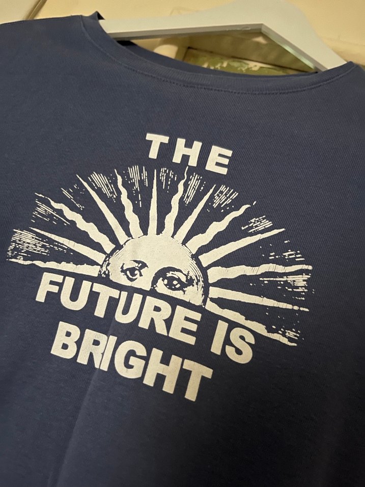 Koyu Mavi Uzun Kollu Hamile Tişört - Görsel 3