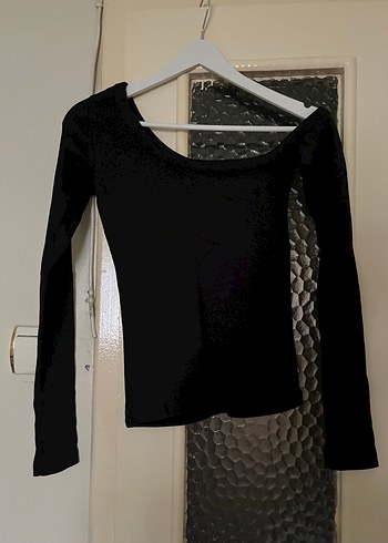 Siyah Uzun Kollu Triko Goth Bluz - Görsel 3