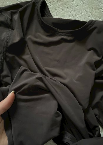 Uzun Kollu Basic Tişört - Görsel 7