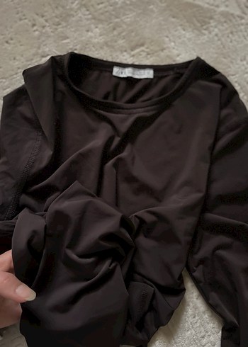 Uzun Kollu Basic Tişört - Görsel 2