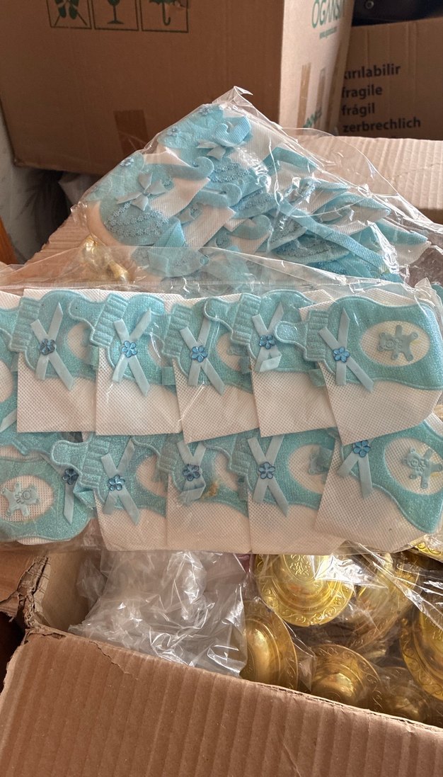 Altın Renkli Parti Süsleri Seti - Görsel 5