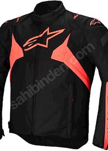 Siyah kırmızı erkek Alpinestars motor montu
