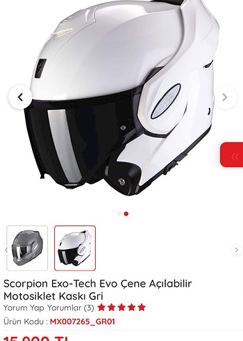 Scorpion Exo-Tech Evo Açılır Çene kadın Motosiklet Kaskı